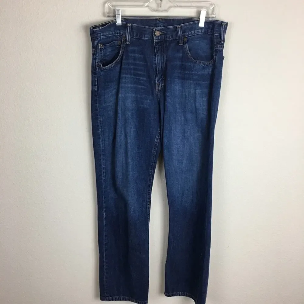 Levi's 569 Loose Straight Medium Dark Jeans 33